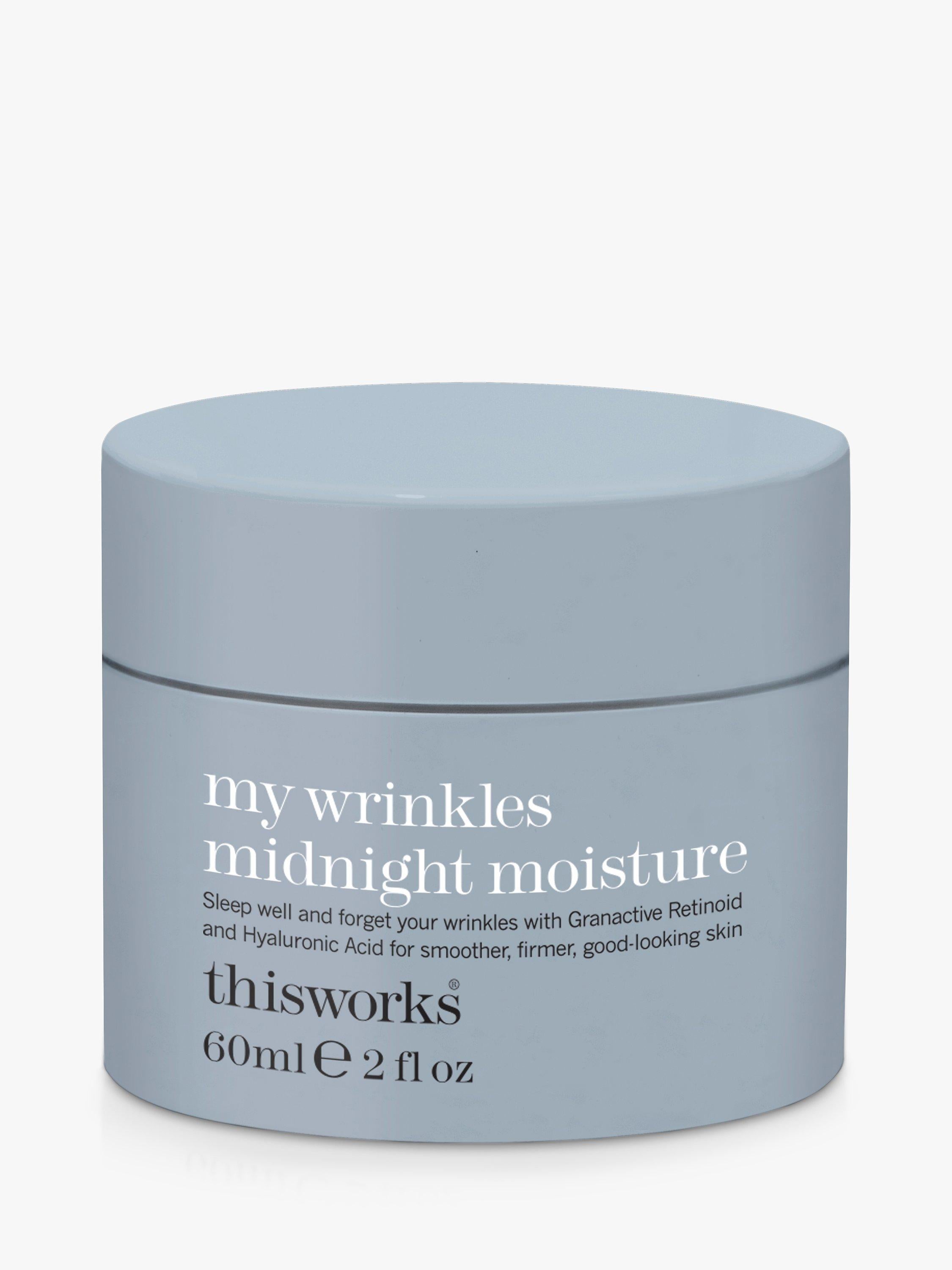 This Works My Wrinkles Midnight Moisture night cream 60ml, imported from the UK
