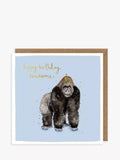 Louise Mulgrew Designs gorilla birthday card - British product