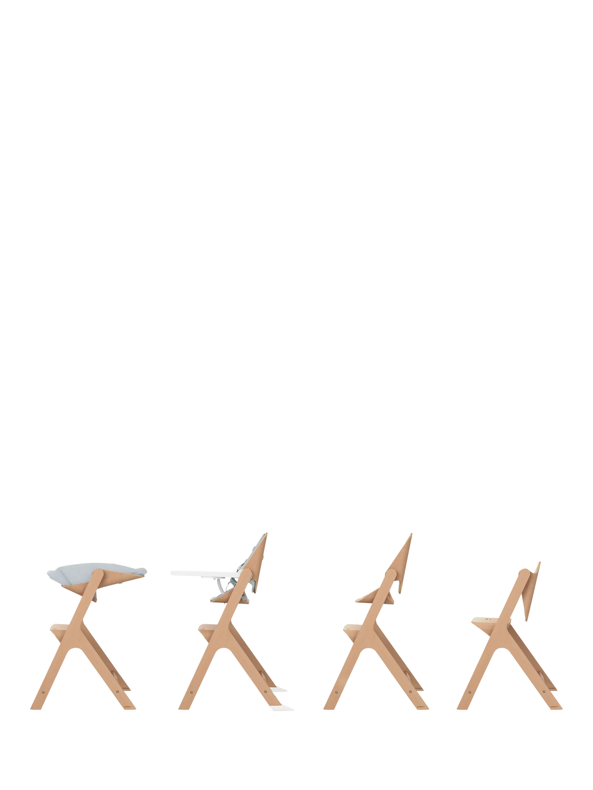 Maxi-Cosi Nesta wooden highchair with adjustable seat, imported from the UK