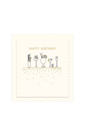 The Proper Mail Company cocktails birthday card with envelope - British product