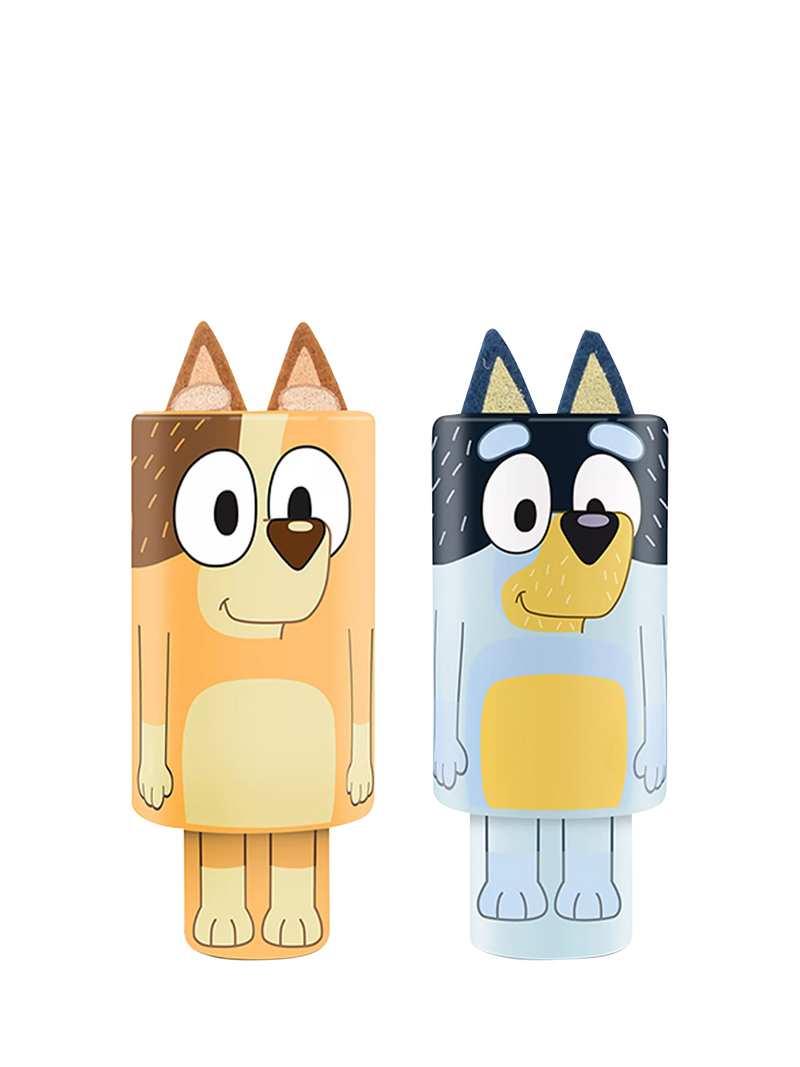 Bluey wooden character skittle set, imported from the UK