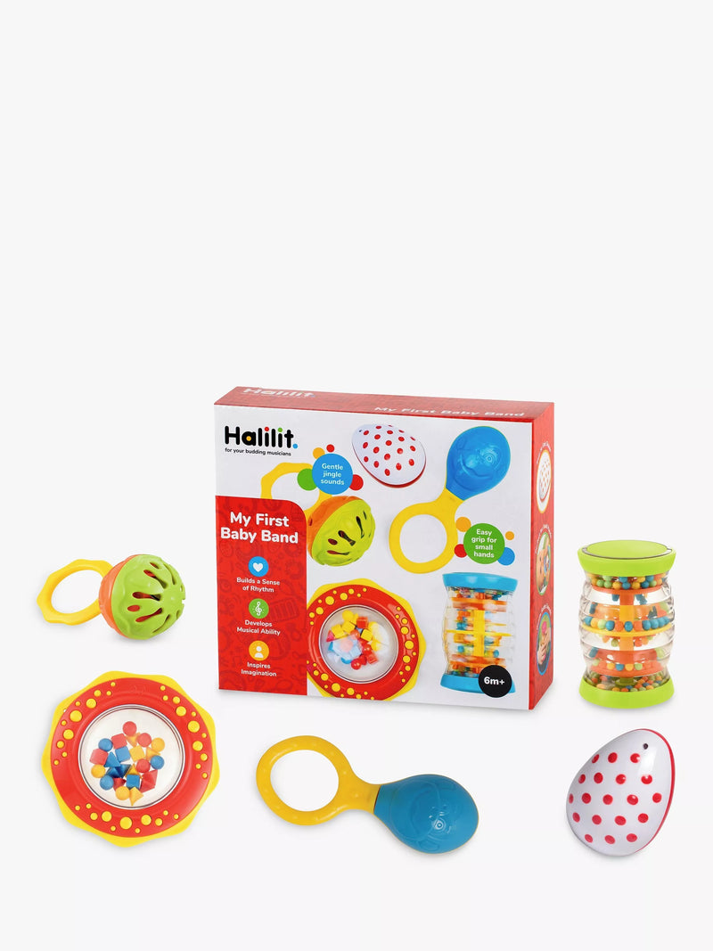Halilit baby musical toy set 5-piece, imported from the UK