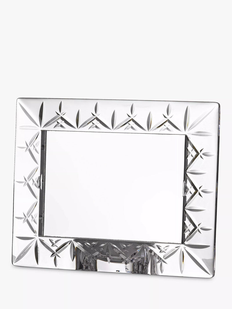 Waterford crystal cut glass Markham photo frame 5x7 inch (British brand)