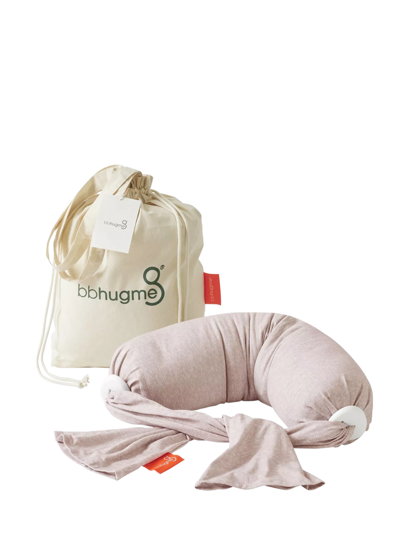 bbhugme nursing pillow pink melange - British product