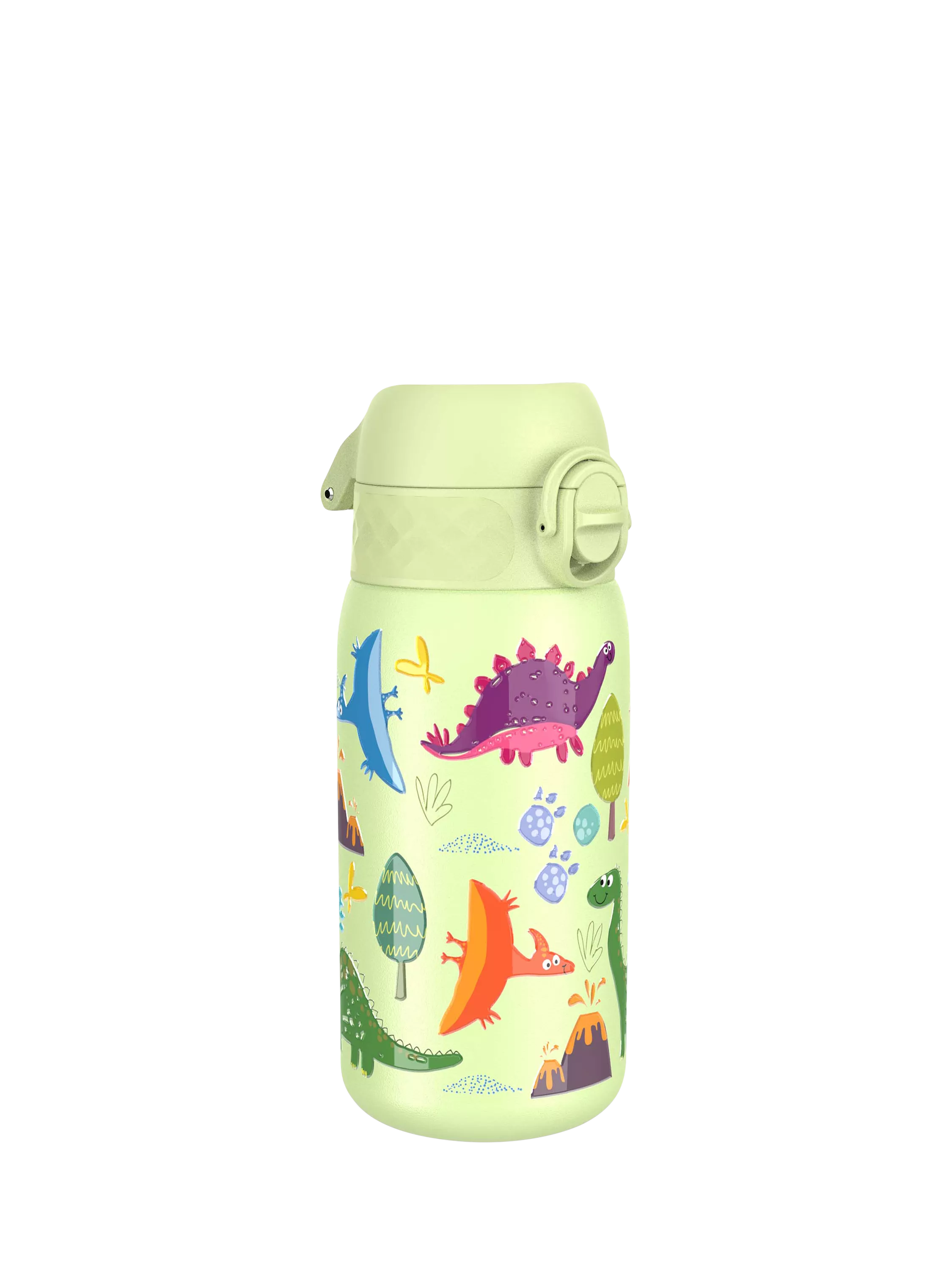 Ion8 Dinosaurs drinks bottle Luminous Pear 400ml, UK version