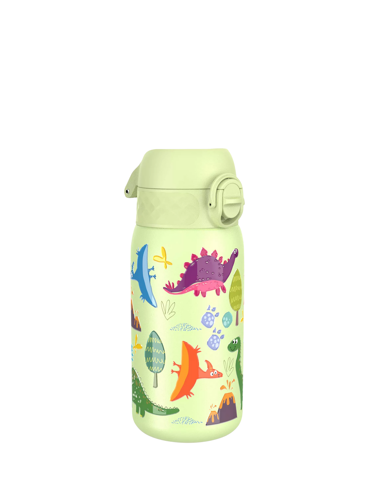Ion8 Dinosaurs drinks bottle Luminous Pear 400ml, UK version