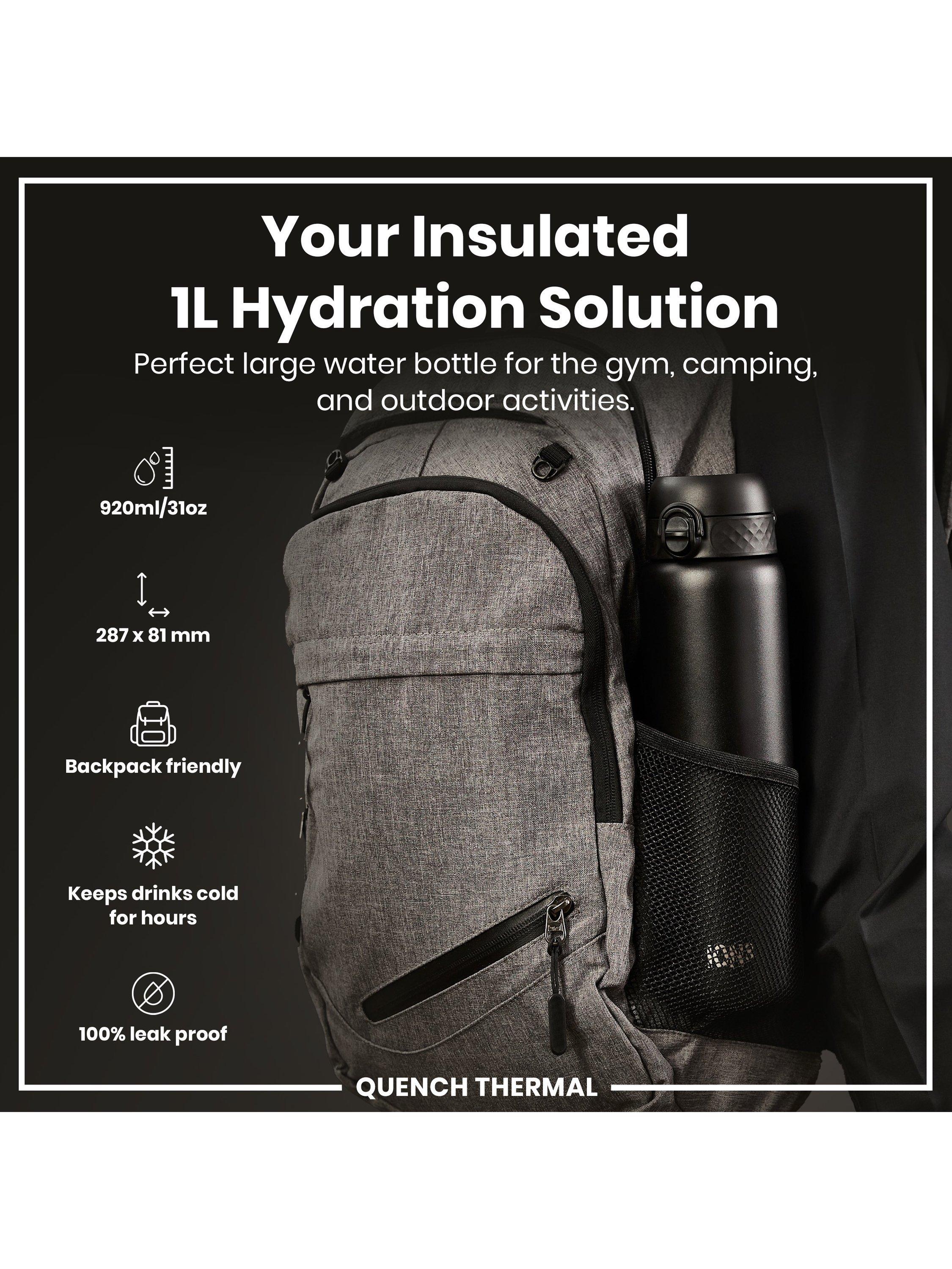 Ion8 insulated leak-proof drinks bottle 920ml - British product