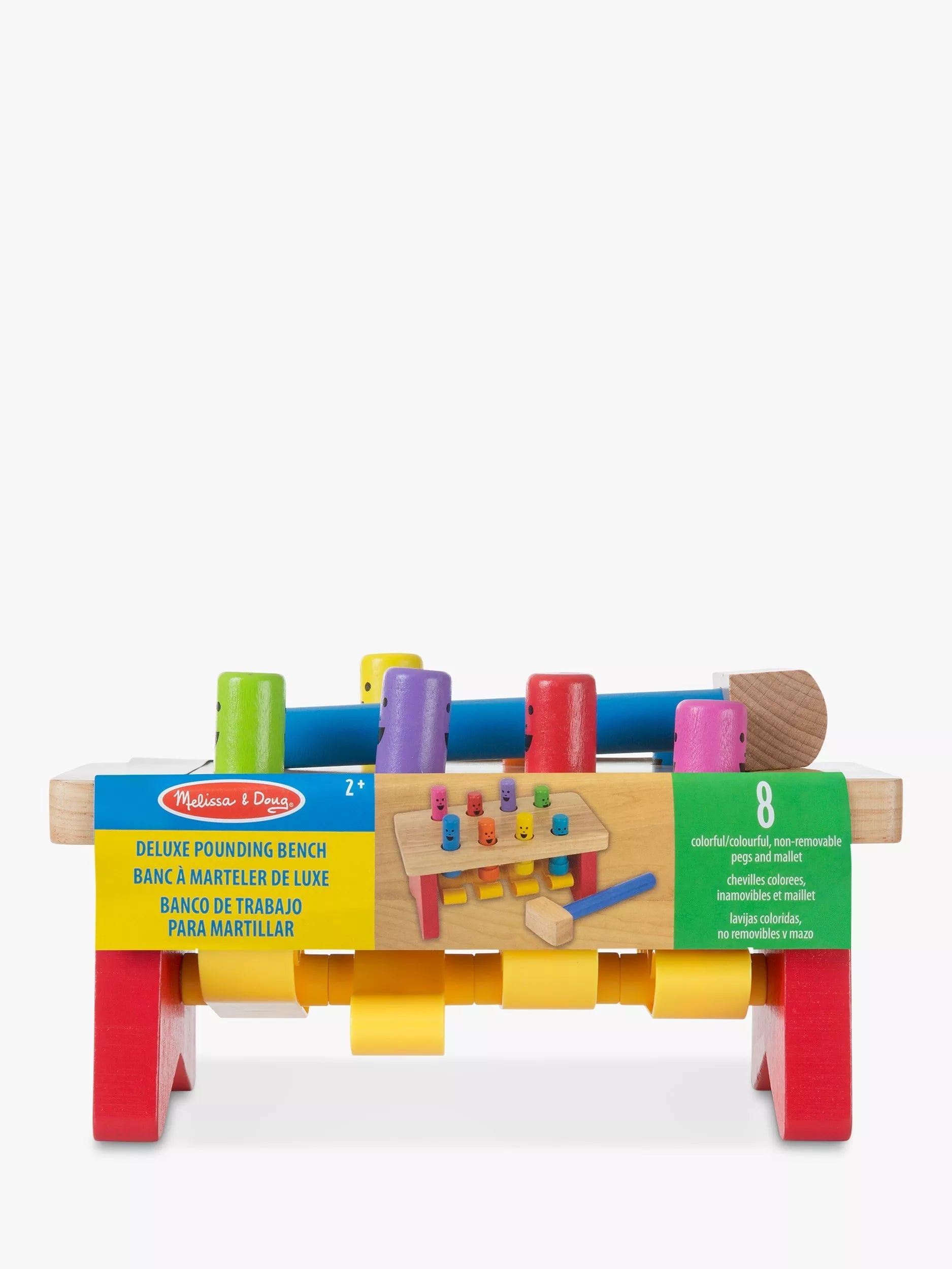 Melissa & Doug Deluxe Peekaboo Pounding Bench toy, UK version