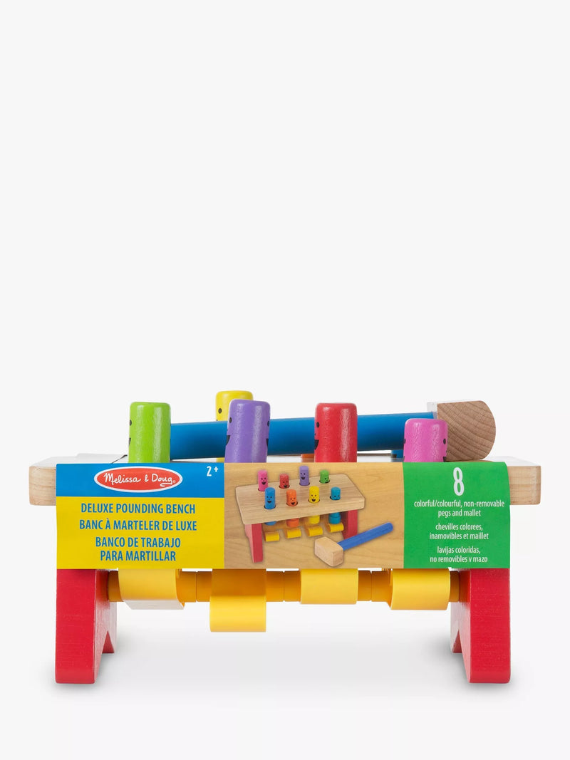 Melissa & Doug Deluxe Peekaboo Pounding Bench toy, UK version