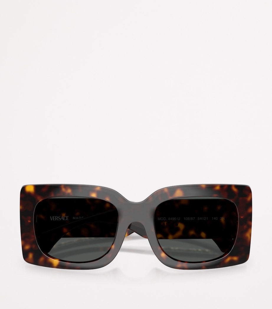 Versace square sunglasses with gold-tone accents British product