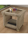 Desser Clifton rattan side table natural, imported from the UK
