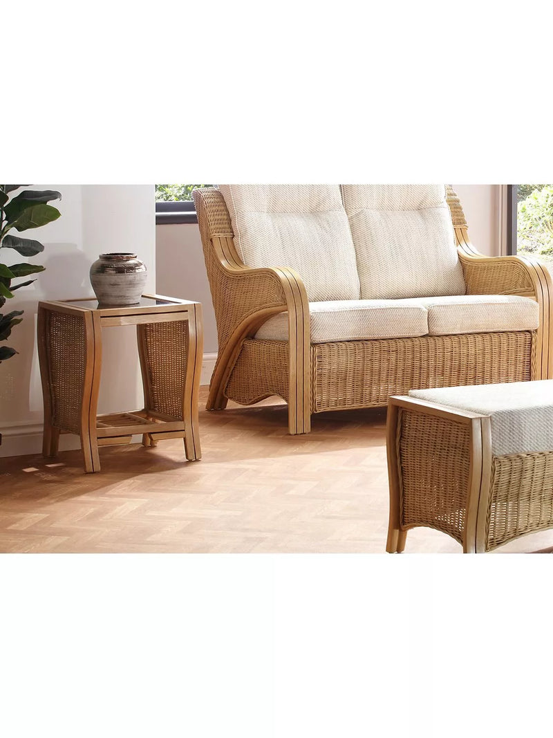 Desser Opera rattan side table light oak - British product