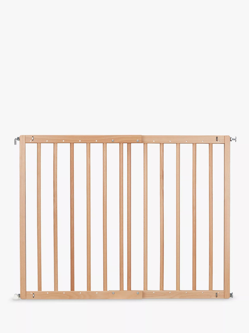 BabyDan Extending Wooden Wall Fit Safety Gate, FSC-Certified (Beechwood)