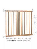 BabyDan Extending Wooden Wall Fit Safety Gate, FSC-Certified (Beechwood)