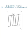 BabyDan Extending Wooden Wall Fit Safety Gate, FSC-Certified (Beechwood)