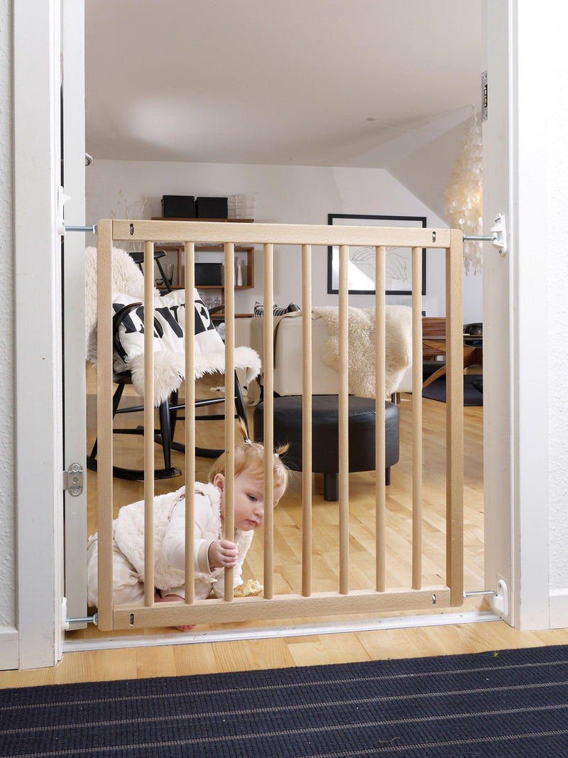 BabyDan Single Panel Wooden Safety Gate FSC Beechwood - British product