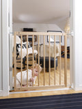 BabyDan Single Panel Wooden Safety Gate FSC Beechwood - British product