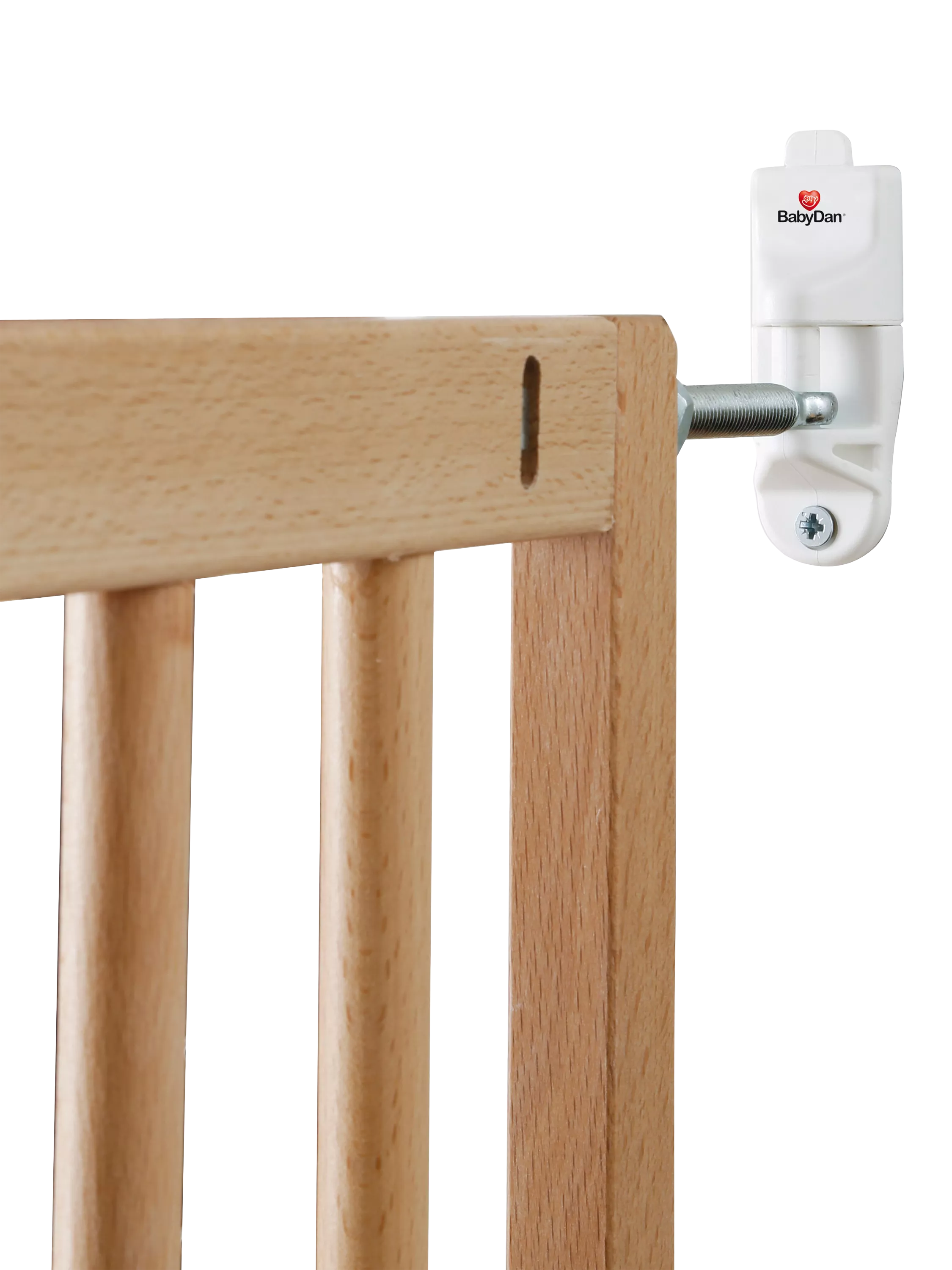 BabyDan Single Panel Wooden Safety Gate FSC Beechwood - British product
