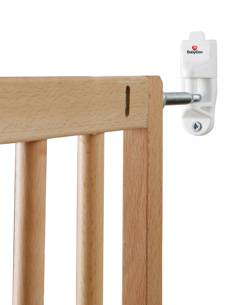 BabyDan Single Panel Wooden Safety Gate FSC Beechwood - British product