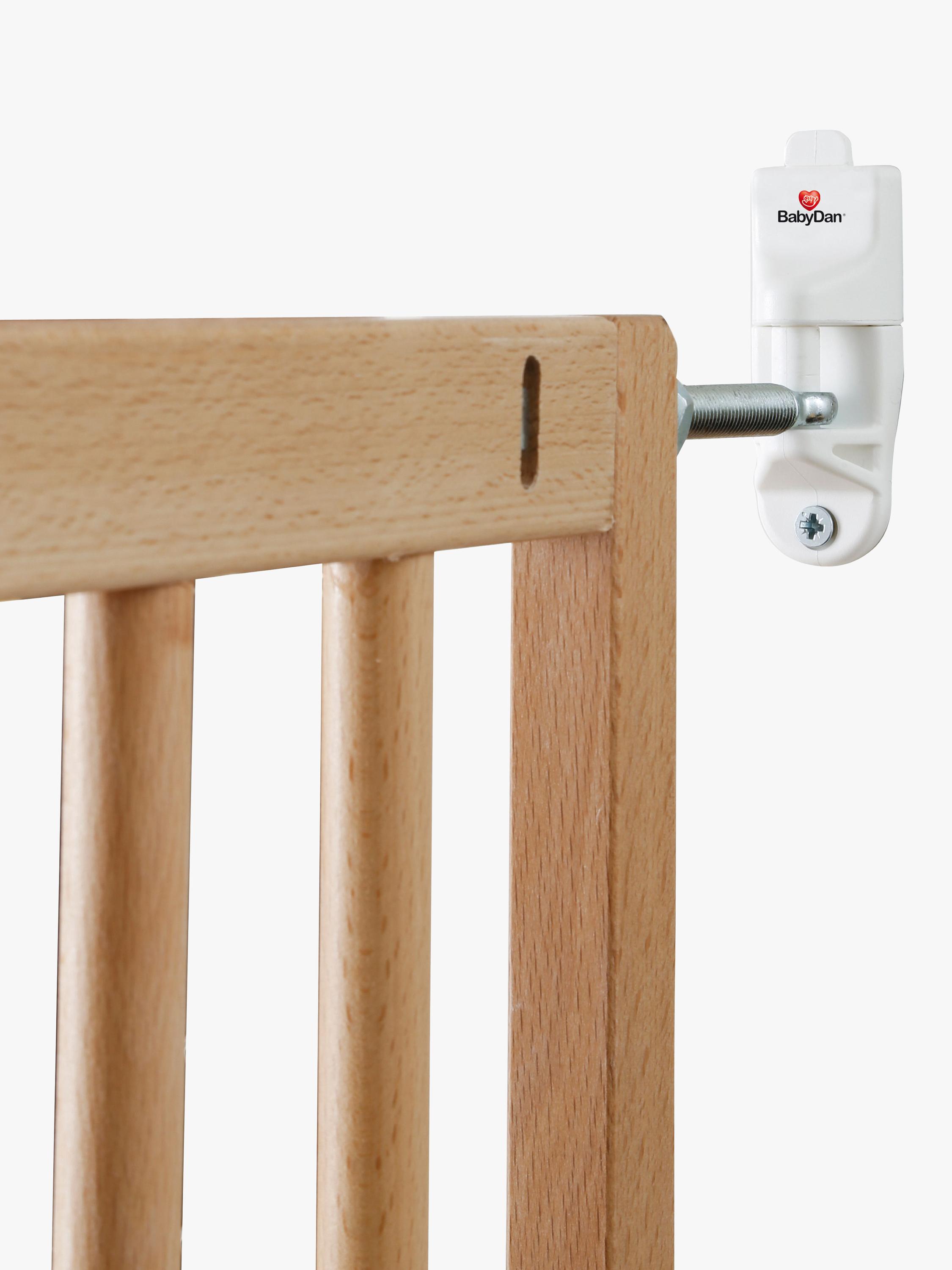 BabyDan Single Panel Wooden Safety Gate FSC Beechwood - British product