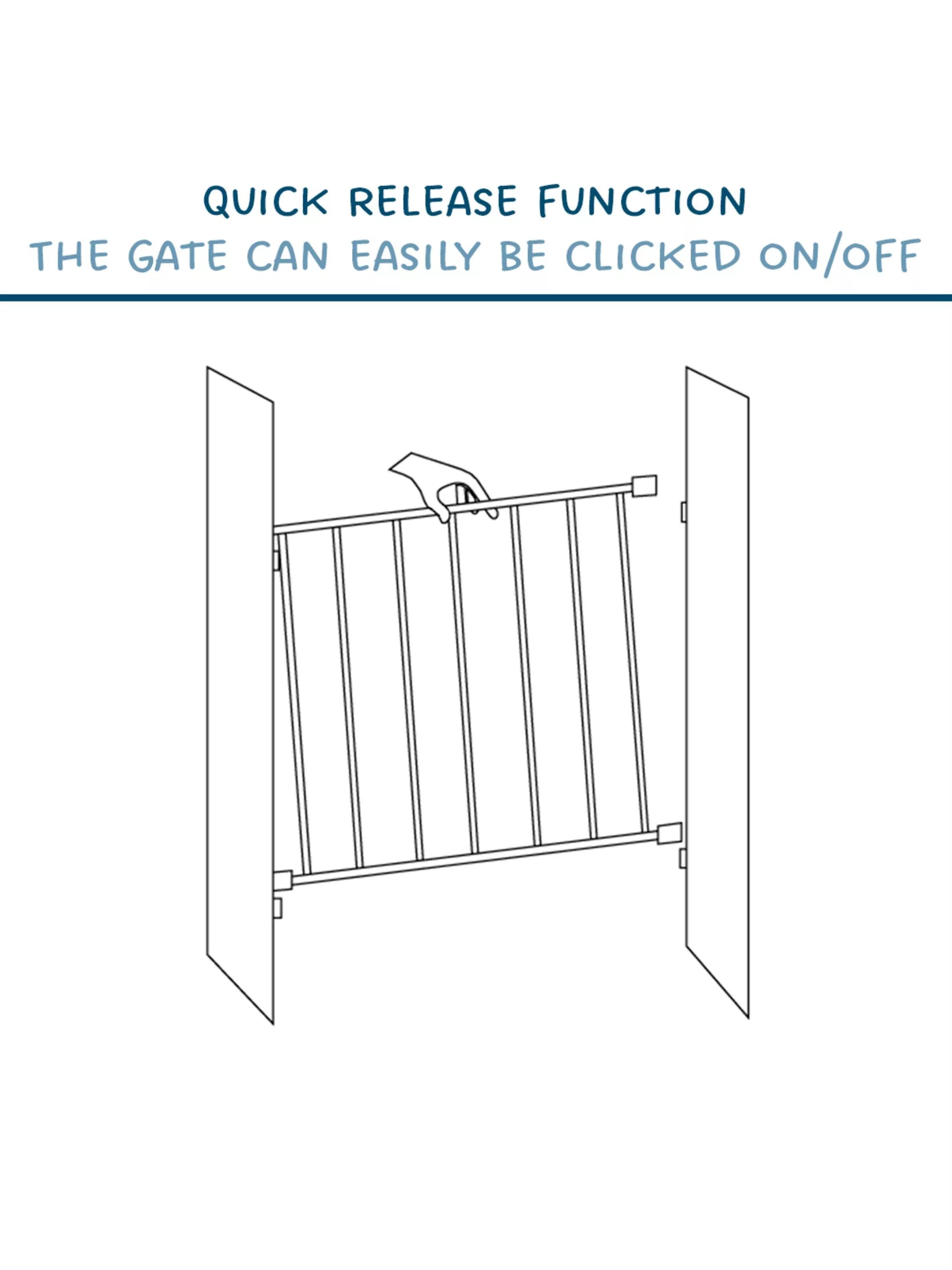 BabyDan Single Panel Wooden Safety Gate FSC Beechwood - British product