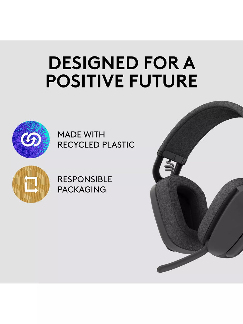 Logitech Zone Vibe 100 wireless headset Graphite, UK version