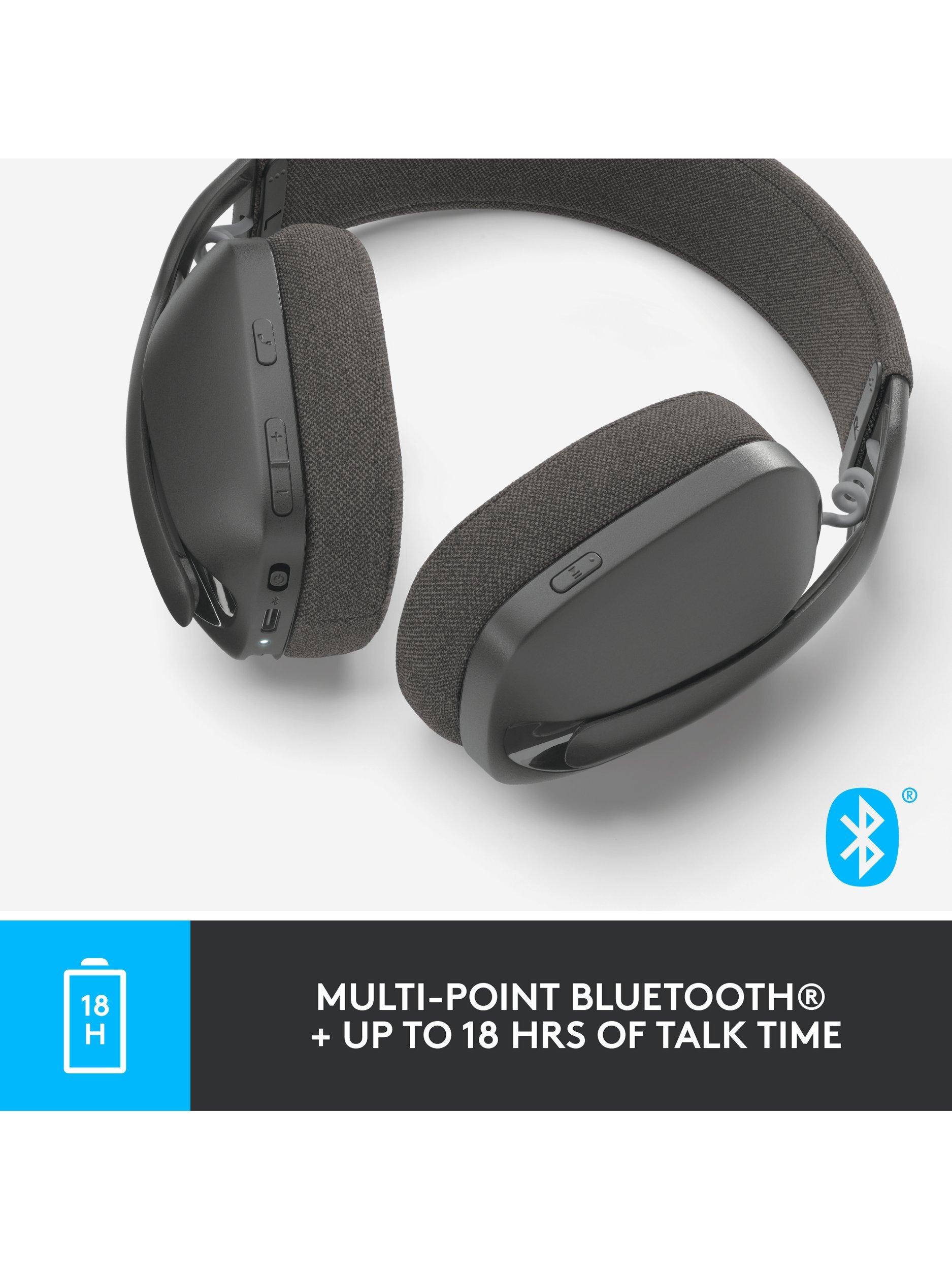 Logitech Zone Vibe 100 wireless headset Graphite, UK version
