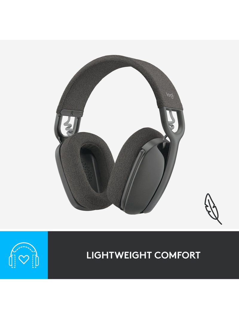 Logitech Zone Vibe 100 wireless headset Graphite, UK version