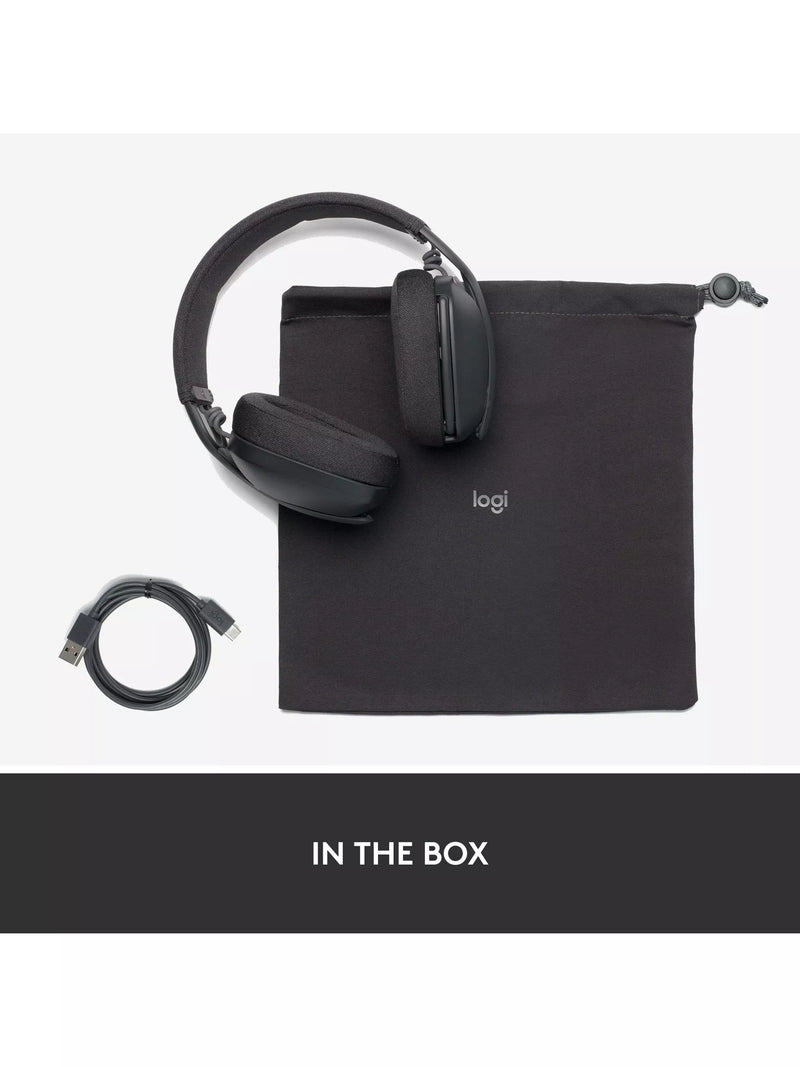 Logitech Zone Vibe 100 wireless headset Graphite, UK version