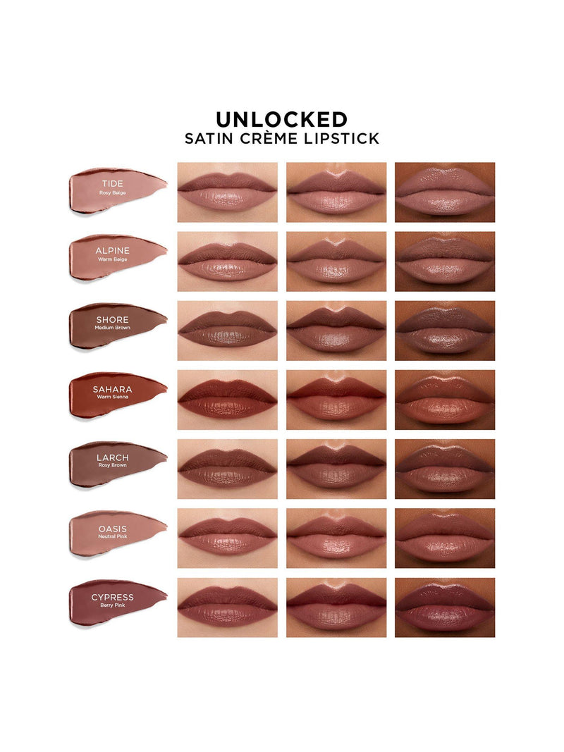 Hourglass Unlocked Satin Crème Lipstick 4g (British brand)