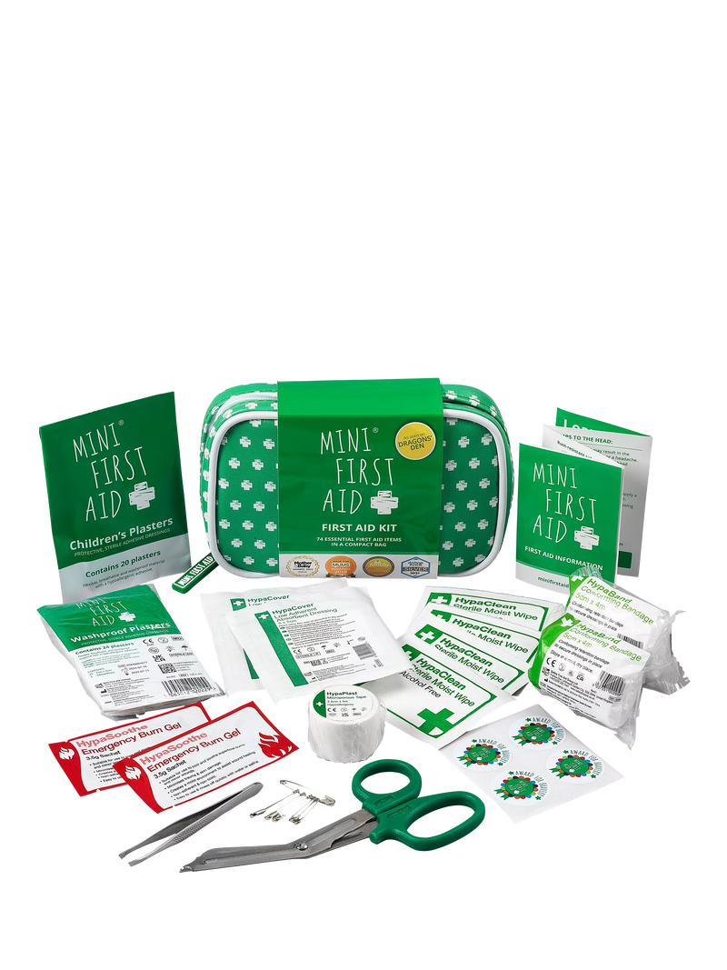 Mini First Aid 74-piece family first aid kit H11xW4.5xD17cm - British product