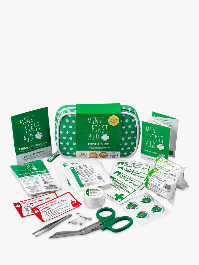 Mini First Aid 74-piece family first aid kit H11xW4.5xD17cm - British product