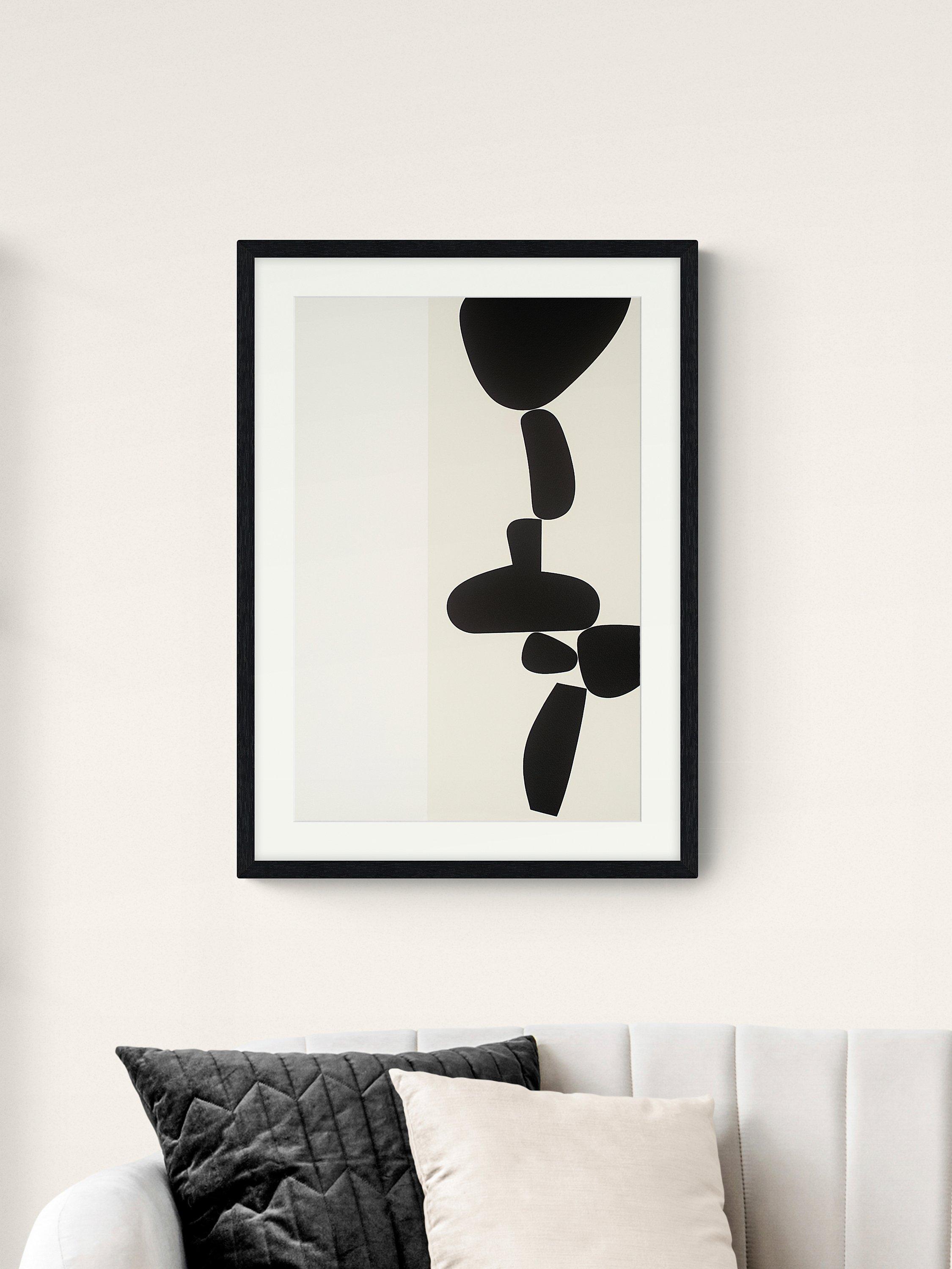 Tate framed print Victor Pasmore abstract artwork 73x53cm, UK version