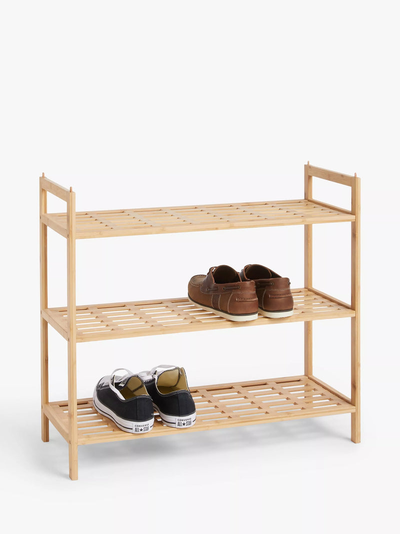 John Lewis 3 tier bamboo shoe rack (British brand)