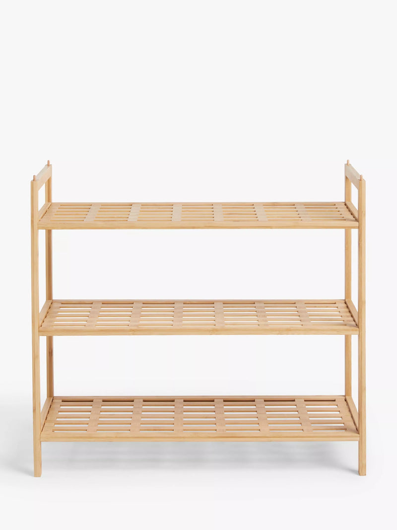 John Lewis 3 tier bamboo shoe rack (British brand)