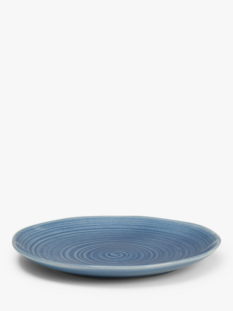 John Lewis Skye reactive glaze stoneware side plate 21.8cm - British product