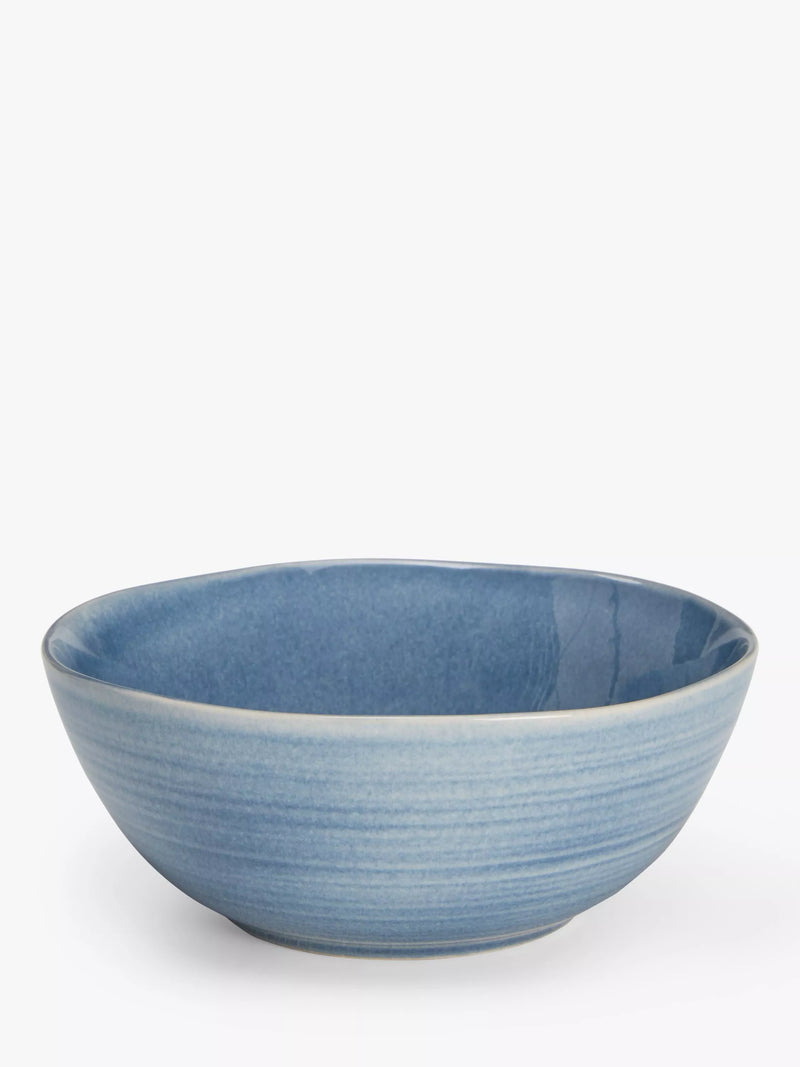 John Lewis Skye Reactive Glaze Stoneware Cereal Bowl, 17cm