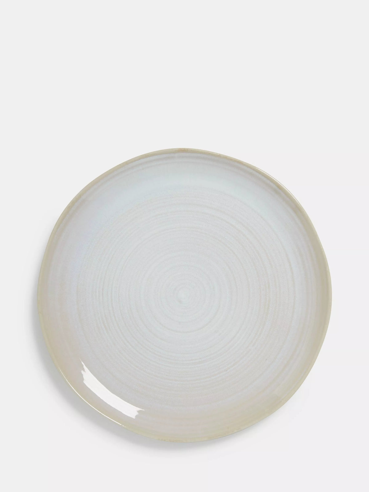 John Lewis Skye Reactive Glaze stoneware dinner plate 27.6cm, imported from the UK