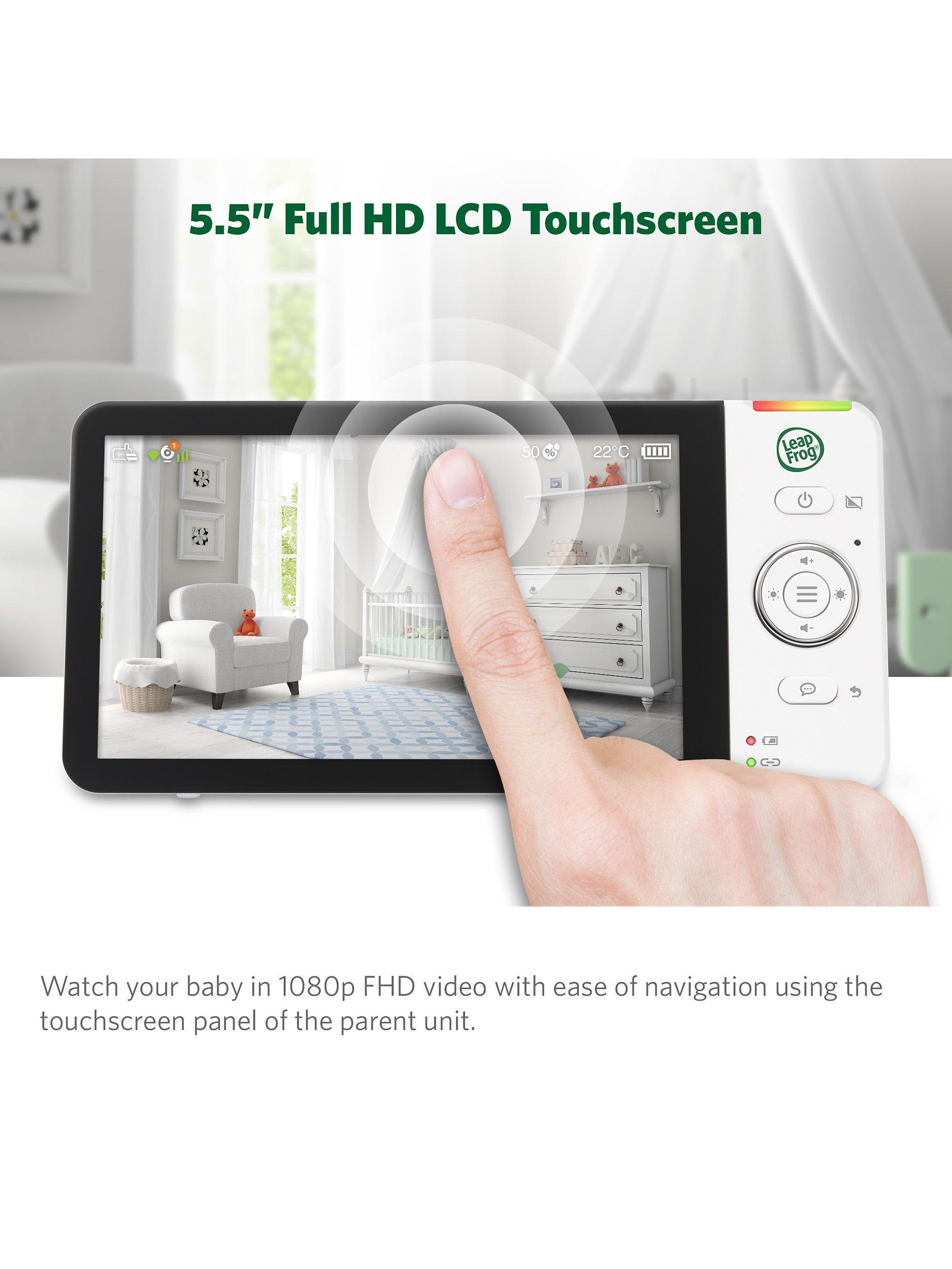 LeapFrog 1080p colour touch screen baby monitor 5.5 inch, imported from the UK