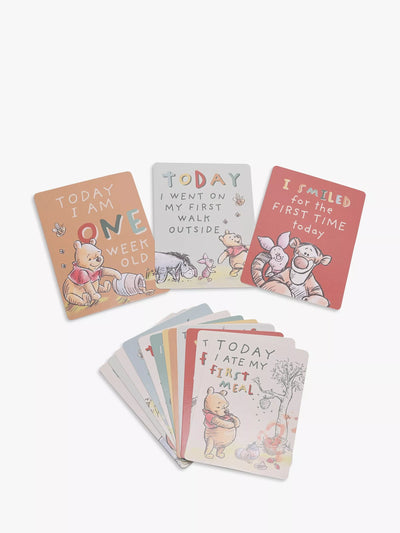 John Lewis Disney Winnie The Pooh Early Milestone Cards Set of 24 for New Babies- Buy online at McGrocer