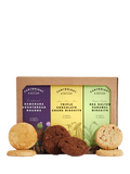 Cartwright & Butler assorted biscuit trio with three varieties including Demerara shortbread, 600g - British product
