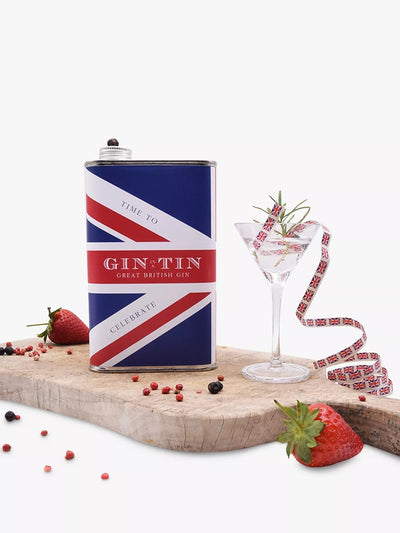 John Lewis Gin In A Tin Union Jack, 50cl