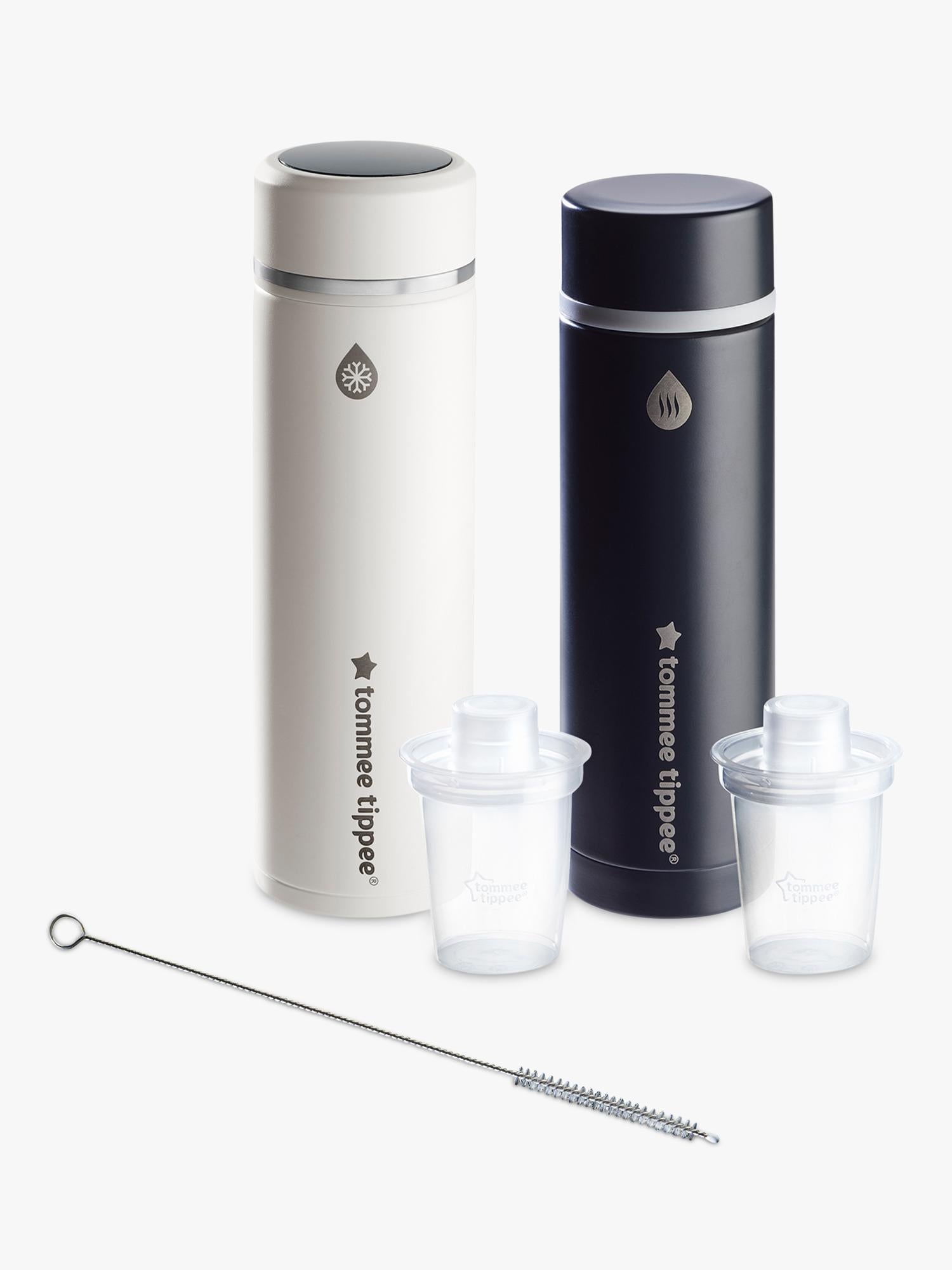 Tommee Tippee GoPrep portable formula feedmaker kit with hot and cool flasks (British brand)