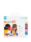 Munchkin kids' moisturising colour bath bombs pack of 40, UK version