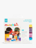 Munchkin kids' moisturising colour bath bombs pack of 40, UK version
