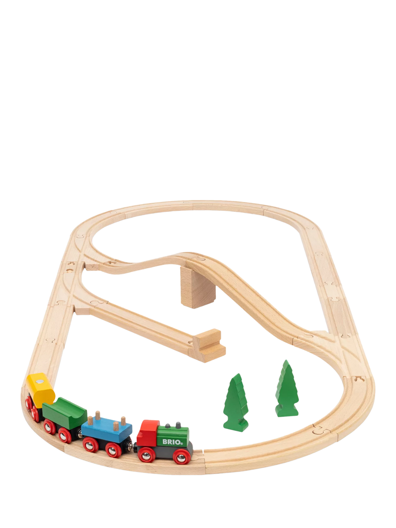 BRIO wooden train set 65th anniversary 32-piece, imported from the UK
