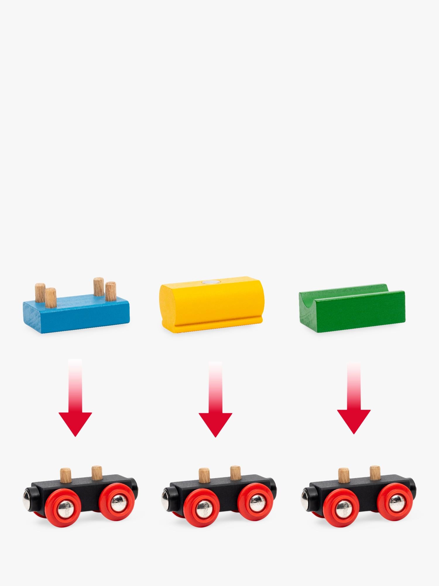 BRIO wooden train set 65th anniversary 32-piece, imported from the UK