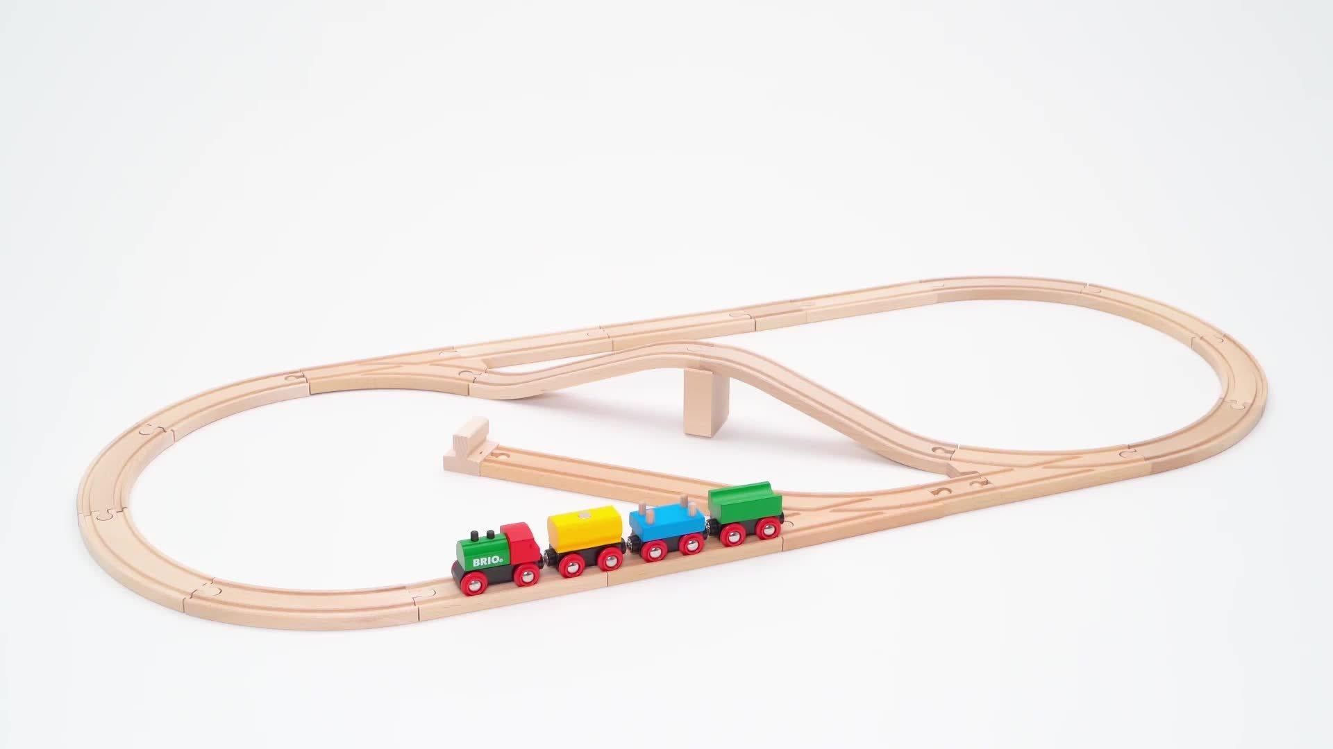 BRIO wooden train set 65th anniversary 32-piece, imported from the UK