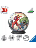 Ravensburger Disney Avengers 3D puzzle ball 72 pieces, imported from the UK
