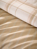 Vantona green plaid duvet cover set (British brand)